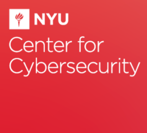 NYU Center for Cybersecurity logo red background